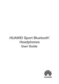 Notice HUAWEI SPORT BLUETOOTH HEADPHONES Casque audio Bluetooth