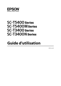 Notice EPSON SCT5400M Scanner