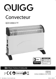 Notice QUIGG QCH 20002 TT Chauffage