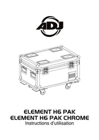 Notice Adj ELEMENT H6 PAK Mallette de transport