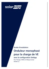 Notice SolarEdge SEEVK22SRM01 Chargeur allume-cigare