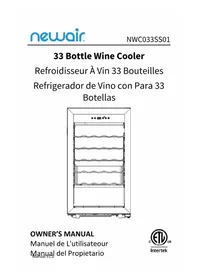 Notice NewAir NWC033SS01 Cave à vin