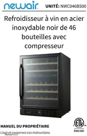 Notice NewAir NWC046BS00 Cave à vin