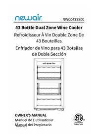 Notice NewAir NWC043SS00 Cave à vin