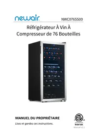 Notice NewAir NWC076SS00 Cave à vin