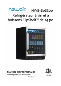 Notice NewAir NWB180SS00 Cave à vin