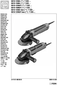 Notice Fein CG 15125 BL Triturador
