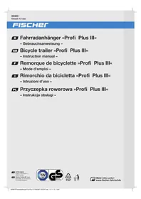 Notice Fischer PROFI PLUS III FZ022 REMORQUE A VELO