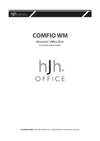 Notice HJH Office COMFIO WM Chaise de bureau