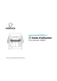 Notice Renkforce PRO 7 DUAL Imprimante 3D