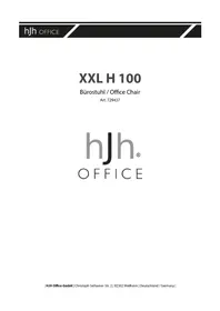 Notice HJH Office XXL H 100 Chaise de bureau