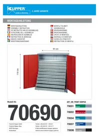 Notice Küpper 70692 Armoire de rangement