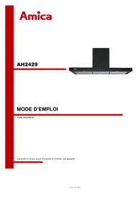 Notice AMICA AH2429 Hotte