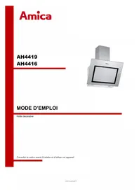 Notice AMICA AH4416 Hotte