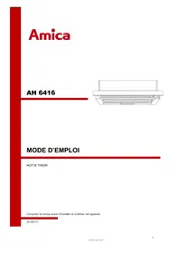 Notice AMICA AH6416 Hotte