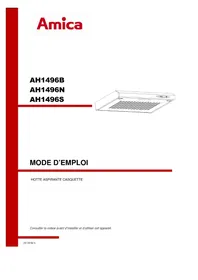 Notice AMICA AH1496B Hotte
