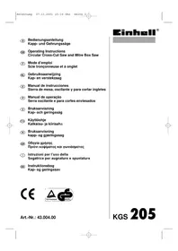 EINHELL KGS 205 - Elektrisk sag
