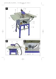 Notice PARKSIDE TKS 1700 Scie électrique