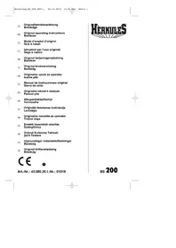 Notice Herkules BS 200 Pila