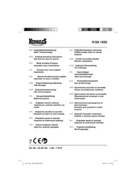 Notice Herkules HSA 1930 Ryksuga