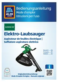 Notice Gardenline GLLS 2302 Bläser