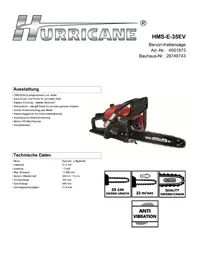 Notice Hurricane HMSE35EV Scie