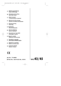 Notice Hurricane MKS 4245 Scie