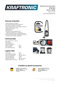 Notice Kraftronic KTNT 30 S Aspirateur