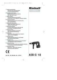 Notice Global ASBG 18 Perceuse
