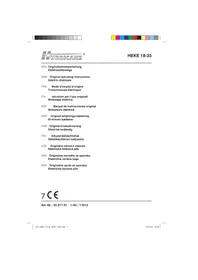 Notice Hurricane HEKE 1835 Scie