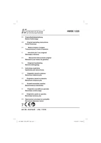 Notice Hurricane HMSE 1235 Scie