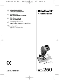 EINHELL BKG 250 - Elektrická pila