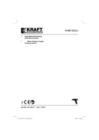 Notice Kraft KAS 12.0 LI Perceuse