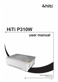 Notice HITI P310W Imprimante