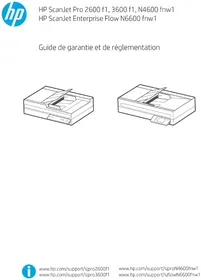 Notice HP SCANJET PRO 3600 F1 Scanner