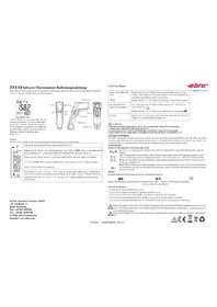 Notice Ebro TFI 54 Thermomètre