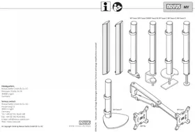 Notice Novus MY TWIN ARM C Support mural