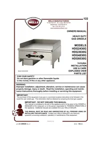 Notice Wells HDG6030G Plaque de grill