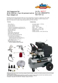 Notice King Craft KCK 2108 Compresseur