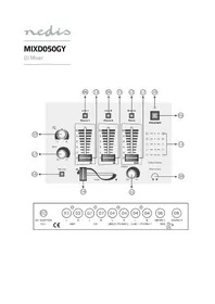 Notice NEDIS MIXD050GY Table de mixage