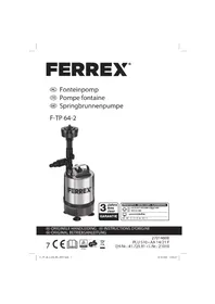 Notice Ferrex FTP 642 Waterpomp
