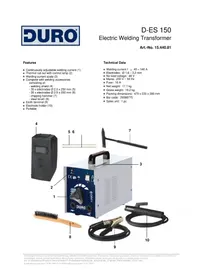 Notice DURO DES 150 Poste à souder