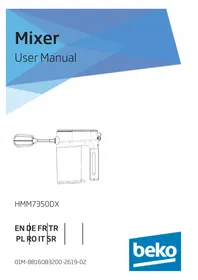 Notice BEKO HMM7350DX Mixer vertical