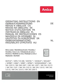 Notice AMICA WCU2K60B45.2 Cave à vin