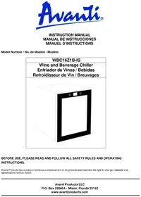 Notice Avanti WBC16Z1BIS Cave à vin