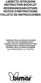Notice Bimar VD220 Ventilatore