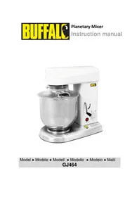 Notice BUFFALO GJ464 Table de mixage