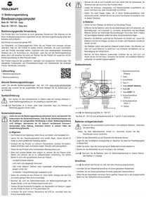 Notice Toolcraft EASY 1561120 Beregeningsklok