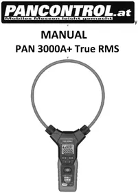 Notice Pancontrol PAN 3000A+ TRUE RMS Merilna oprema