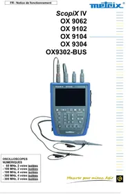 Notice METRIX SCOPIX IV OX9102 équipements de mesure